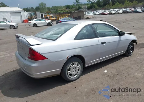 2001 Honda Civic Lx из США, поврежденный, VIN 1HGEM22501L085230